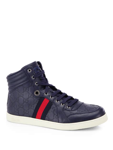 tall gucci shoes|Gucci shoes men high top.